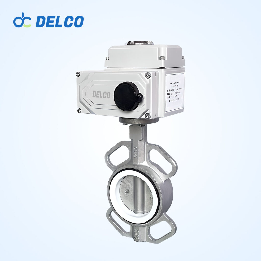 Electric Stainless Steel Wafer Butterfly Valve Dk Wb S