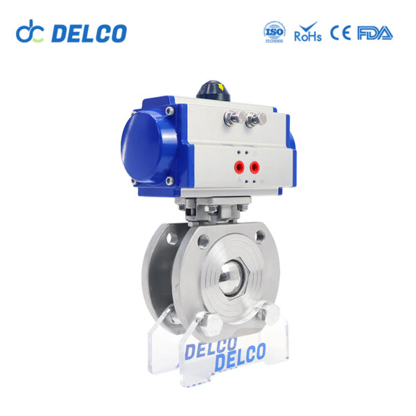 Pneumatic Thin Type Wafer Type Ball Valves