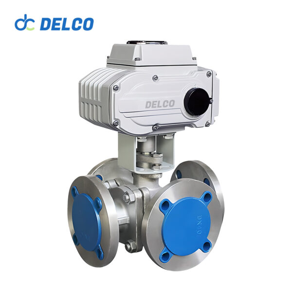 4 Way Flange Motorized Ball Valves