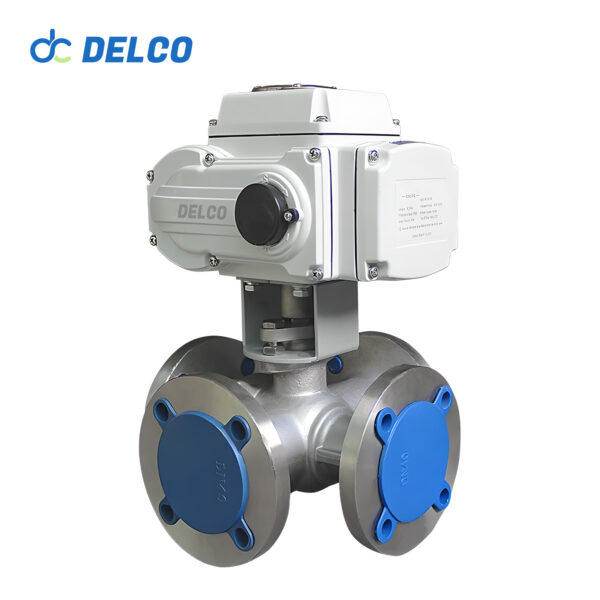 4 Way Motorized Ball Valve