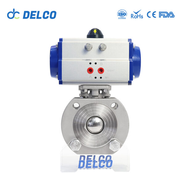 Pneumatic Thin Type Wafer Type Ball Valves