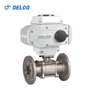 Electric 2 Way Flange Ball Valves