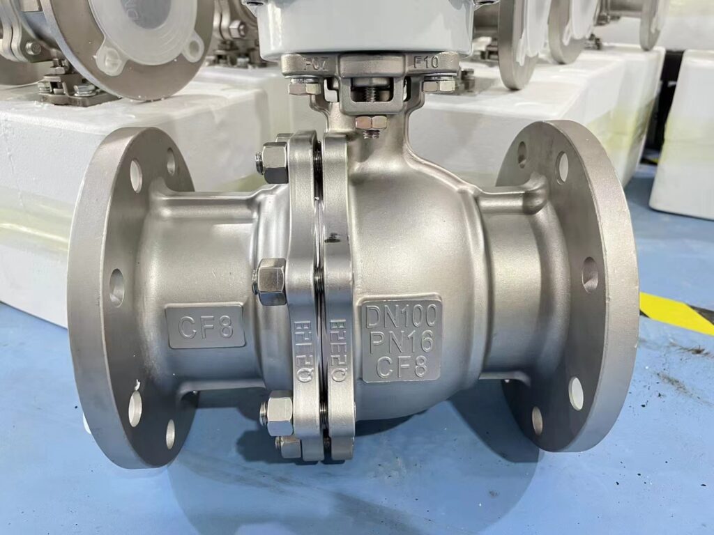 Electric Flange Ball Valve