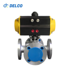 Pneumatic flange Ball Valves