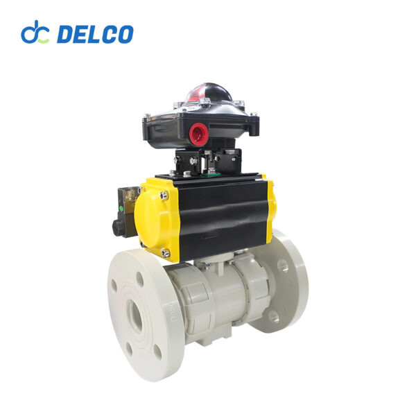 PVC flange ball valves