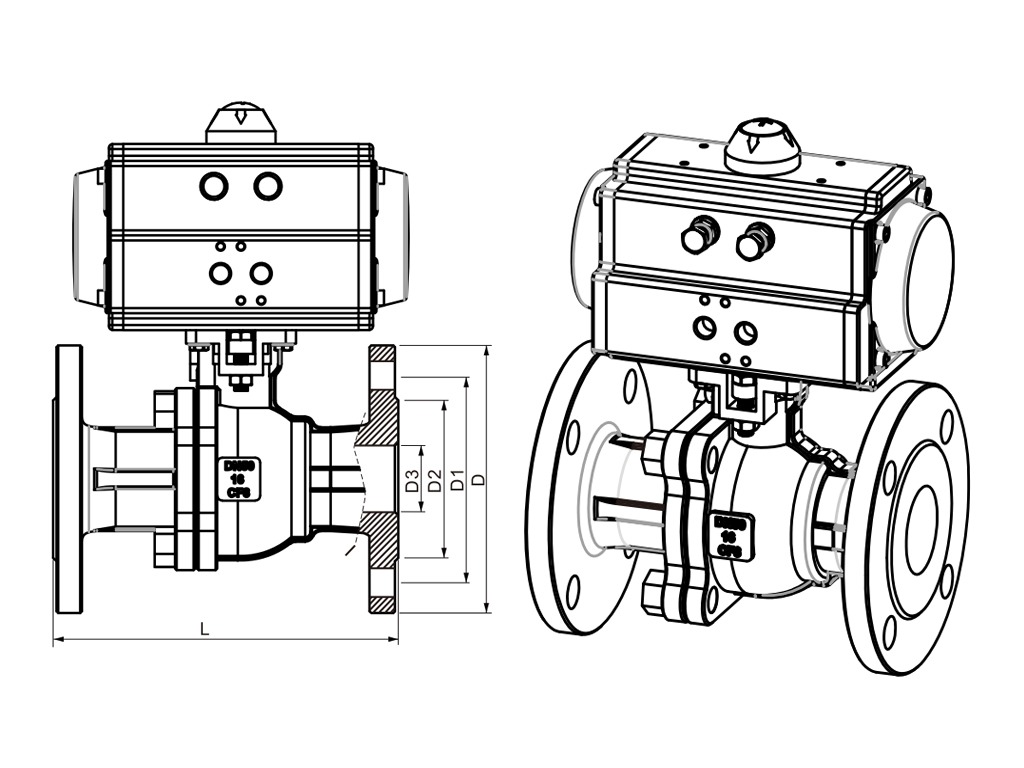 flange ball valves