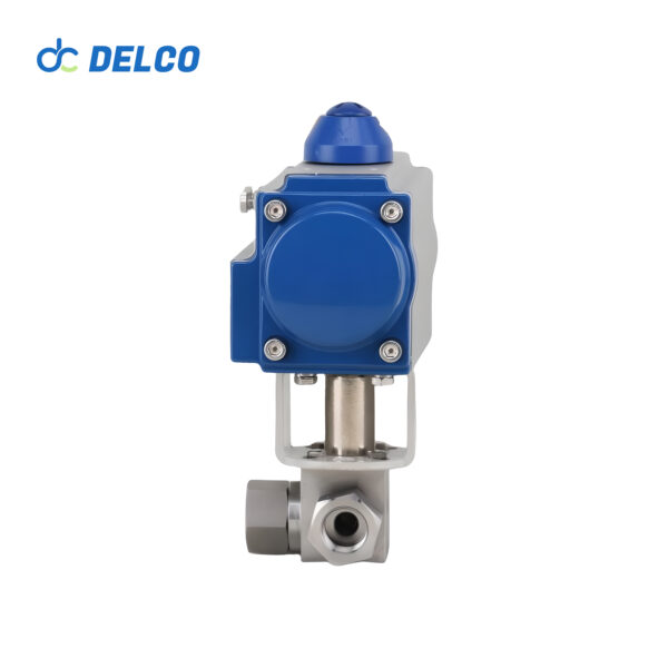 Pneumatic PVC 3 Way Ball Valves