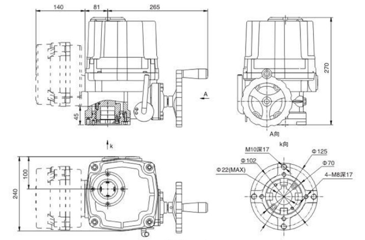 explosion-proof electric actuator