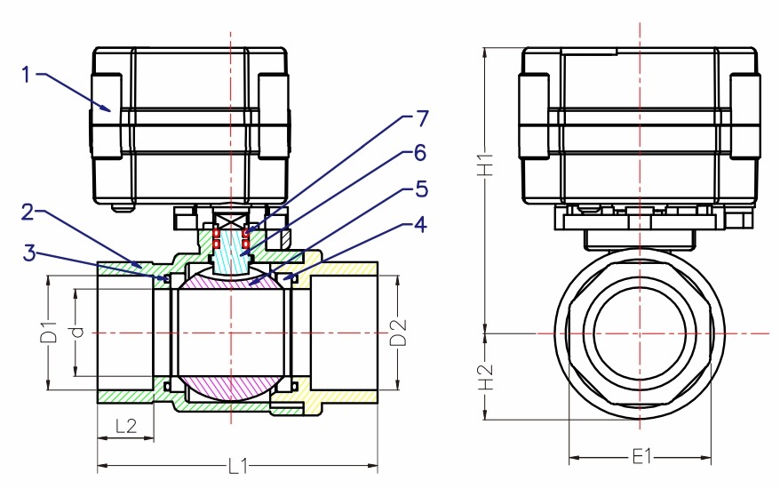 Motorized Ball Valve