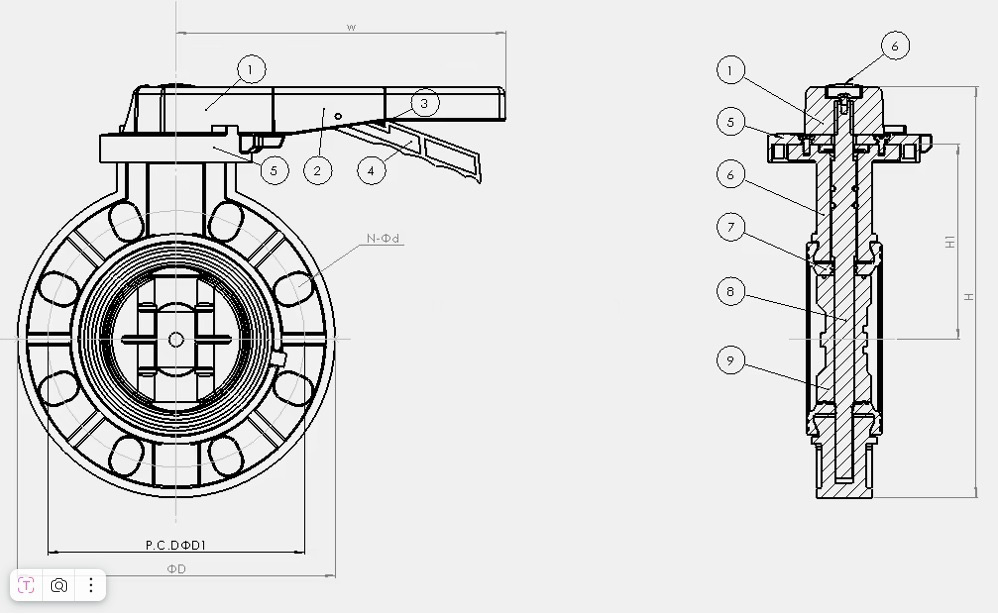 butterfly valve