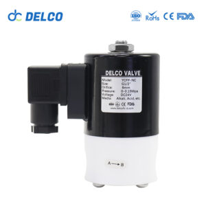 DELCO PTFE Direct Acting Corrosion Resistant Solenoid Valve