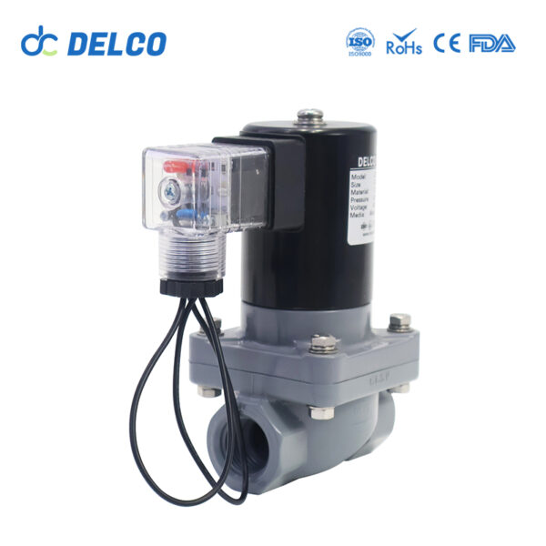 DELCO ZCFP Plastic Anti Corrosion Solenoid Valve